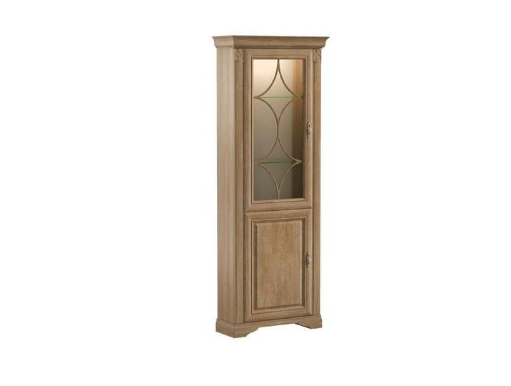 JVmoebel Vitrine Moderne Holzvitrine mit natürlichem Furnier für stilvolle Räume Made in Europa
