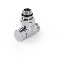 Terma Absperr-Eckventil CYLINDER GZ 1/2"-GZ 24-19 , TGZOCR013, Chrom TGZOCR013