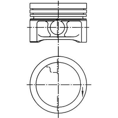 Kolbenschmidt Kolben [Hersteller-Nr. 99455610]