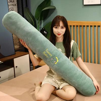 Inspired Finds Multi Functional Rectangular Pillow Support Cushion Long Bolster For Girls Women green 39.37 In