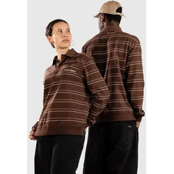 No Problemo Rugby Longsleeve brown Gr. XL