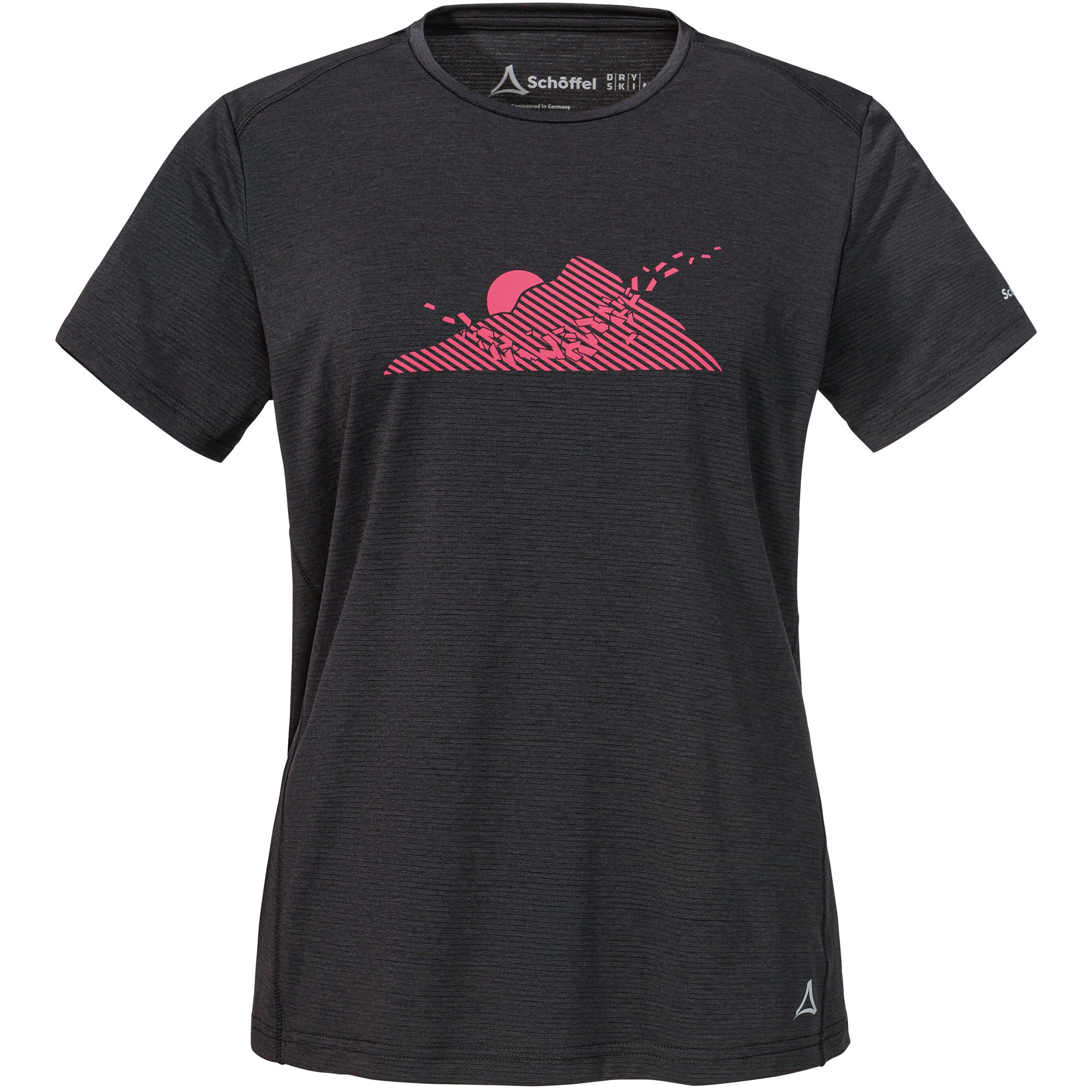 Schöffel Sulten Damen T-Shirts schwarz Größe XL Camping Schnell trocknend