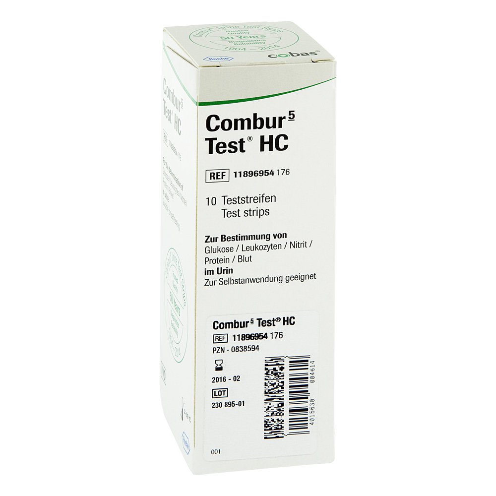 Roche Diagnostics Deutschland GmbH Combur 5 Test Hc Teststreifen 00838594