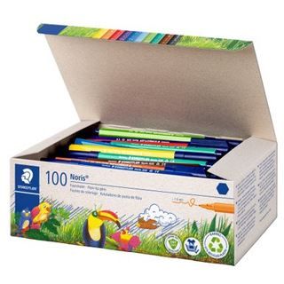 STAEDTLER Noris 326 Filzstifte farbsortiert, 100 St.