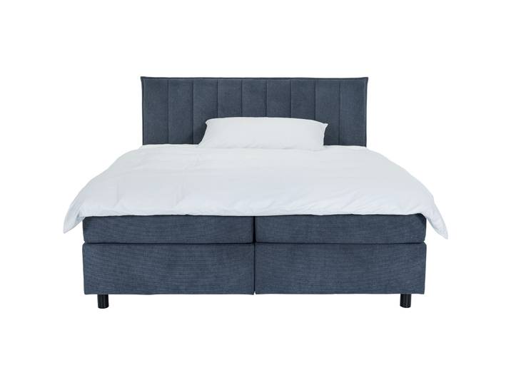 Boxspringbett Sørensen blau Stoff 180 x 200 cm - Möbel Konfigurator: Traummöbel individuell zusammenstellen