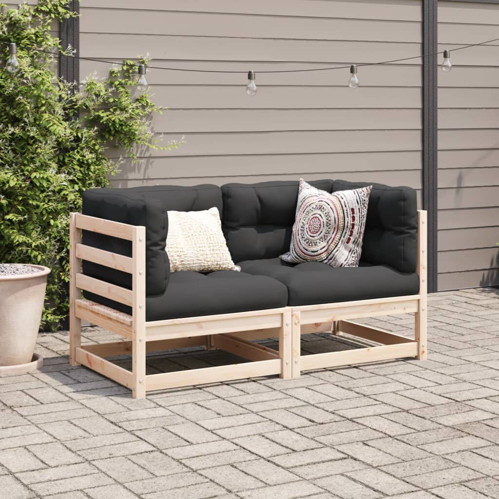 Alpen Home Garden Sofa Natural/Douglas 67cm H X 70cm W X 70cm D