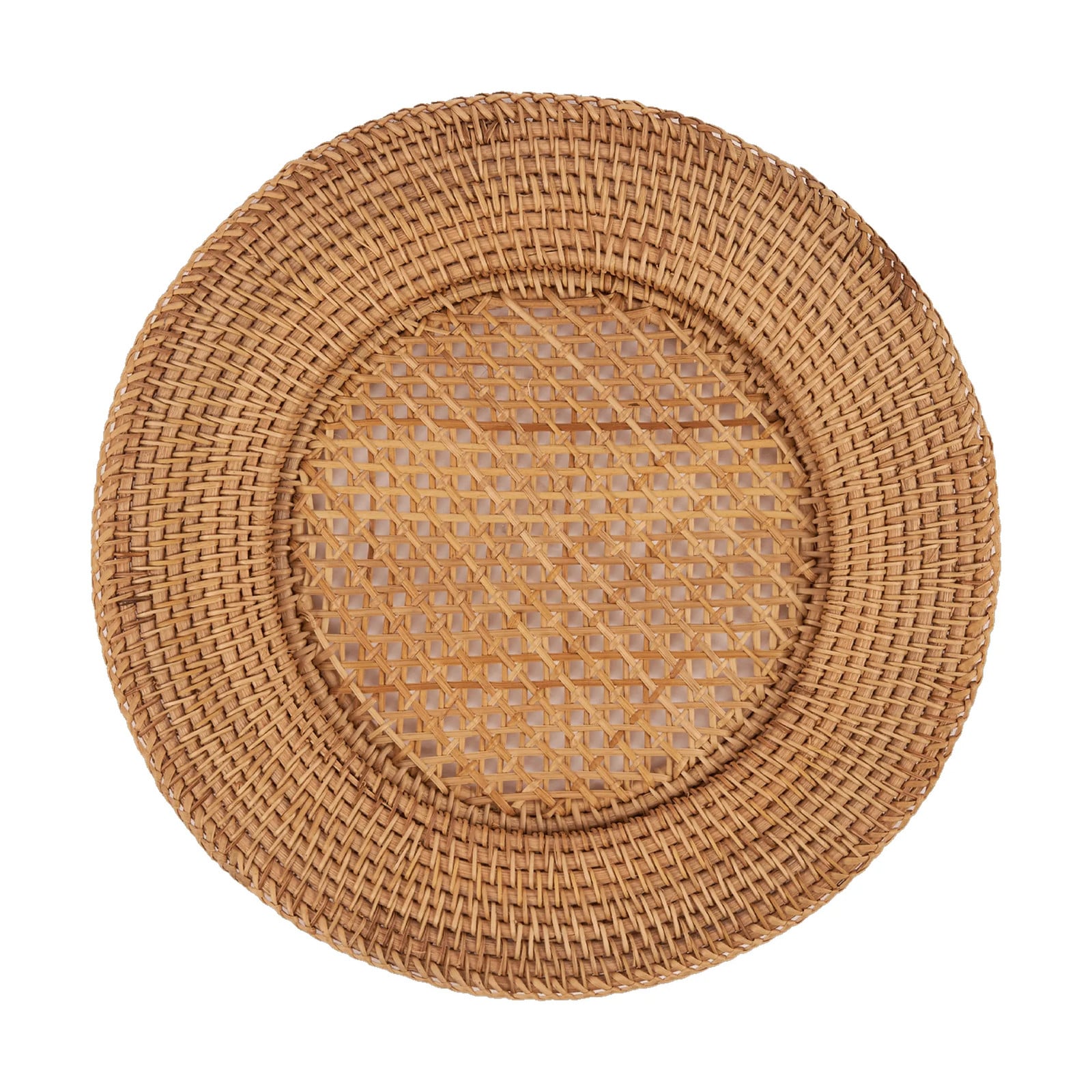 Pick a Poppy Classic Rattan placemat Natural, Diameter: 33 cm
