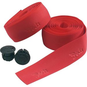 Deda Lenkerband Nastro, 180 cm, rot, EVA-Schaum, stoßdämpfend, mit Lenkerstopfen, 2 Rollen