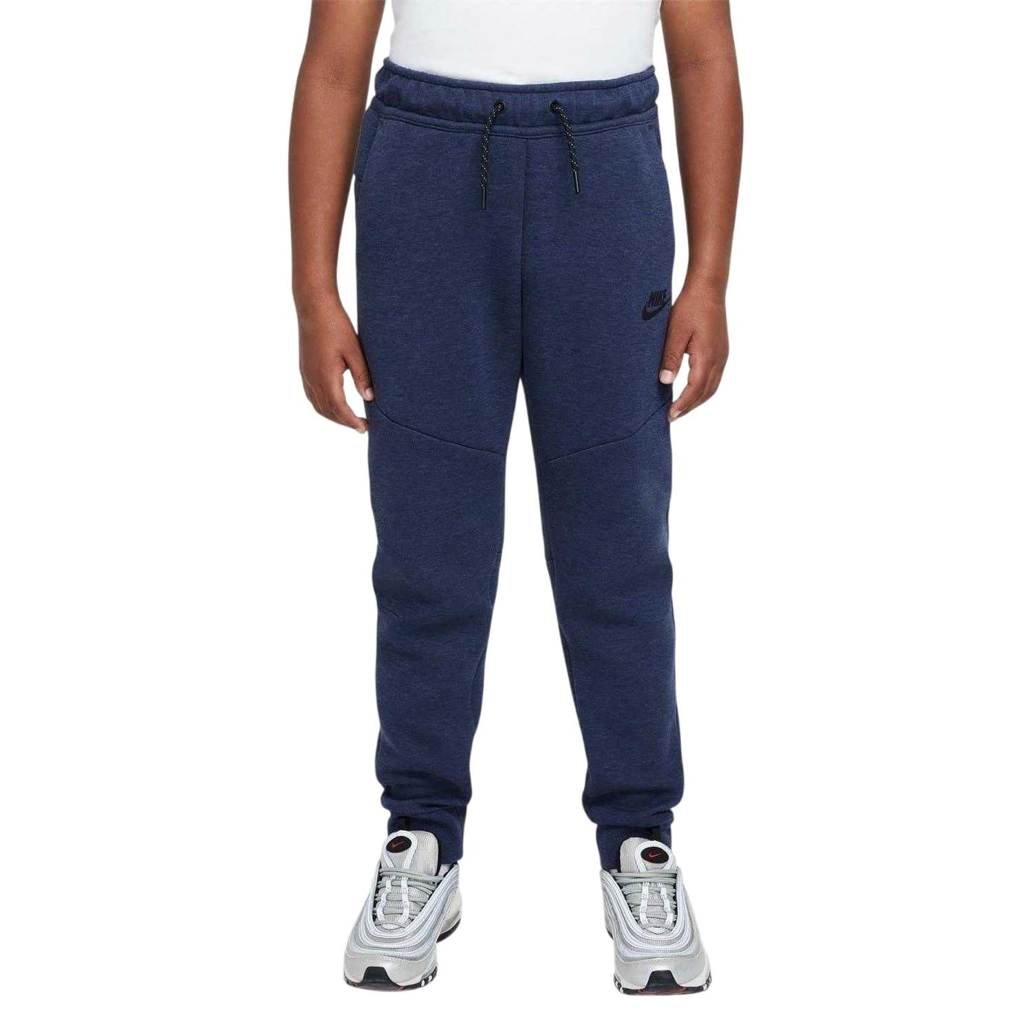 Nike Tech-fleece-joggingbroeken voor kinderen (Obsidiaanzwart)