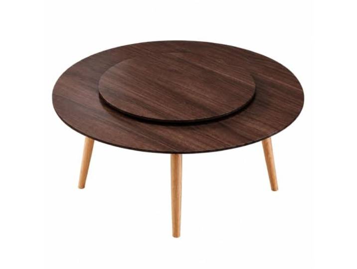 WSJJXS Faltbare Runde Tischplatte, Klappbarer Esstisch Faltbares Design, Platzsparend, E1 Platte, Metallverbinder, Mehrzweck(Style B 1.4m)