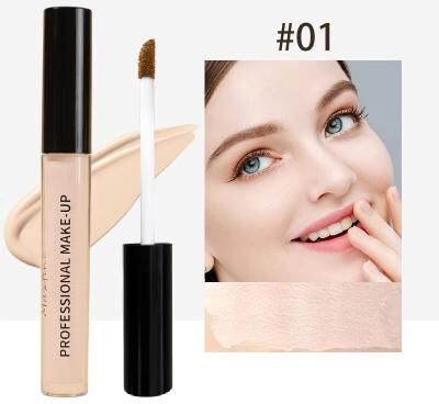 Inspired Finds Hydrating Liquid Concealer Foundation Long Lasting Moisturizing Foundation Smooth Coverage Waterproof Makeup #01 Porcelain Ivory