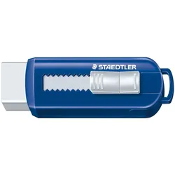 Staedtler, Korrekturmittel, 525 PS1 with – PVC, Phthalate and Latex Free Eraser – Box, Set of 1, White/Blue