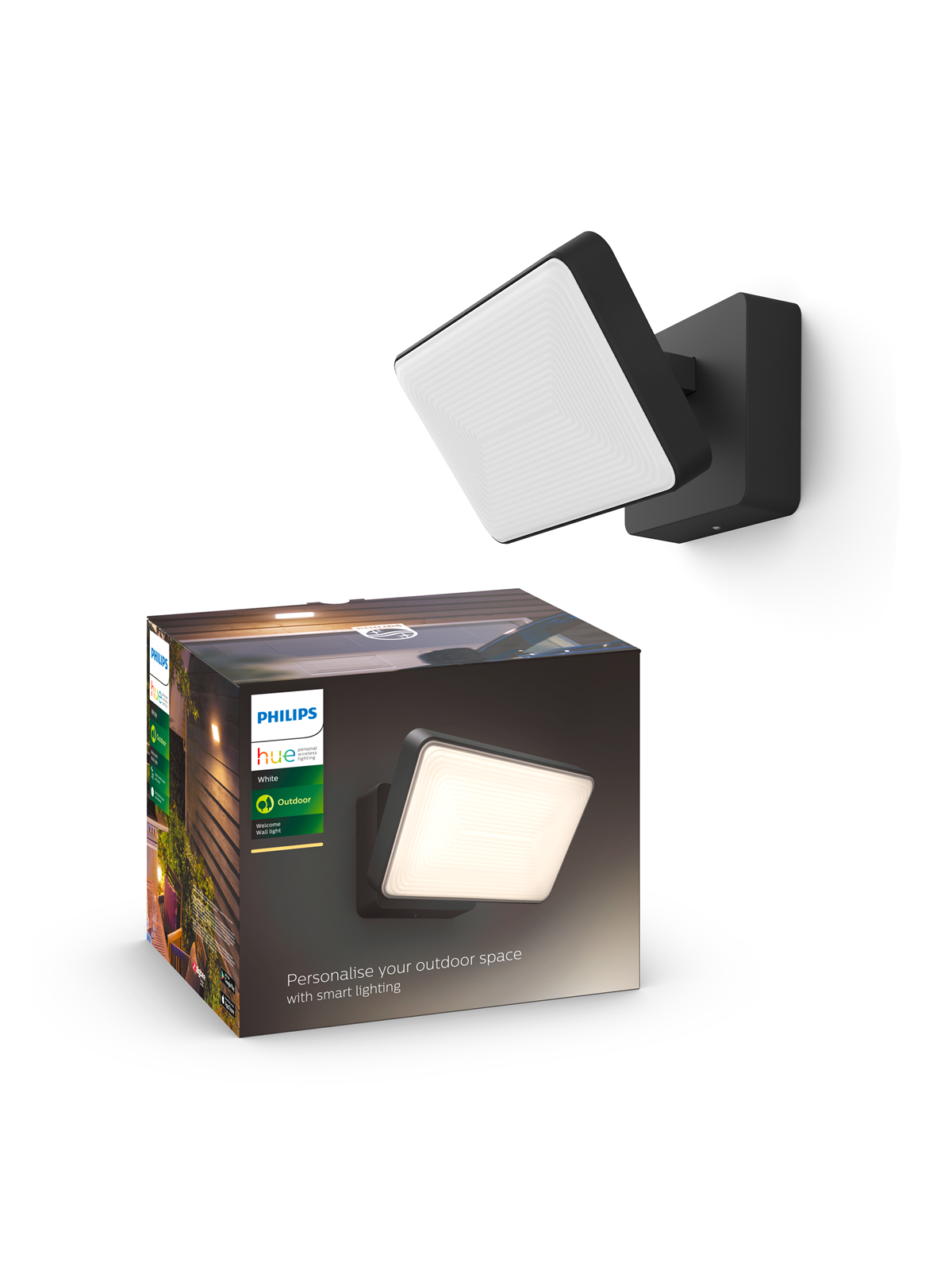 Philips Hue Welcome Outdoor Floodlight - Black