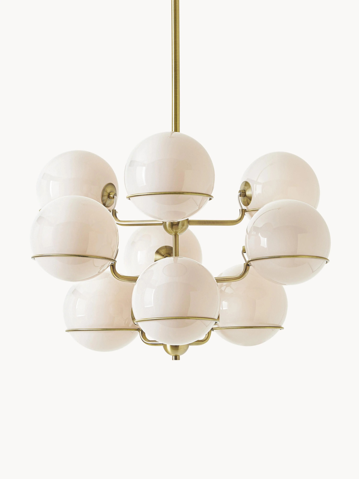 Westwing Collection Carey Grote glazen bol hanglamp