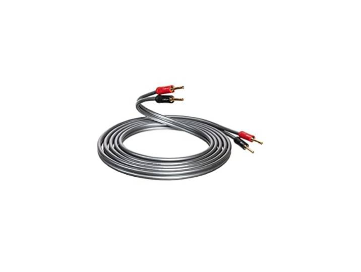 3 m paar QED XT40i Referentie Luidsprekerkabel met X-Tube Technologie Afgesloten met Airloc Banana Plugs (3 m beëindigd paar)