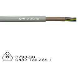 NYM-J 3 G 1,5mm2 VDE Normleitung Kabel Putz & Beton