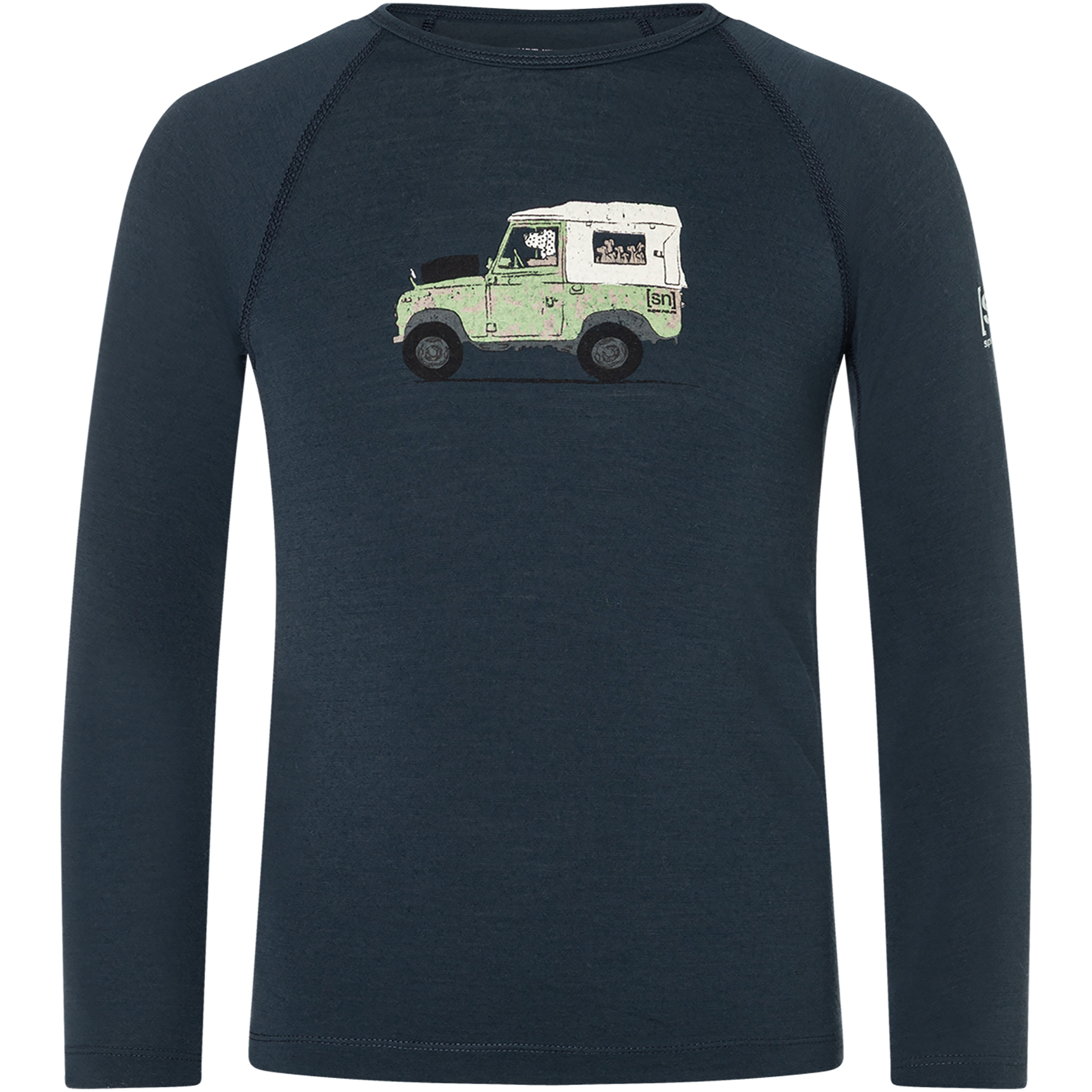 Super.Natural Tundra175 Dog Excursion Unterwäsche Set Kinder Merino Unterwäsche blau Größe 140 Hautfreundlich Merinowolle