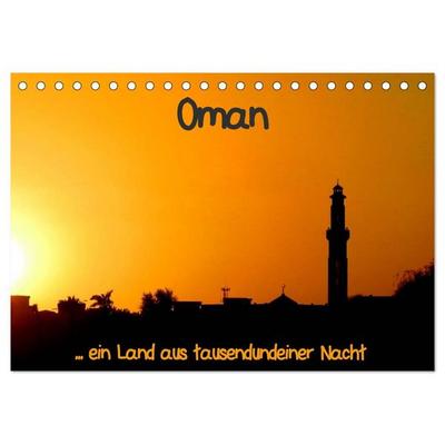 Oman (Tischkalender 2026 DIN A5 quer), CALVENDO Monatskalender