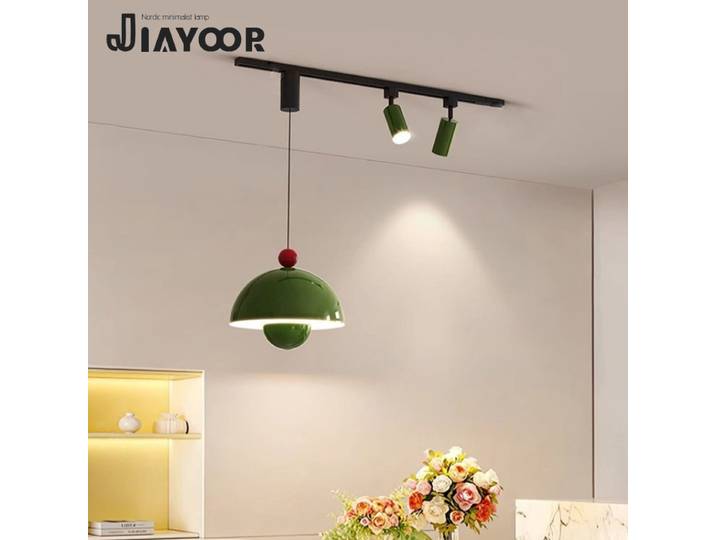 Style français pendentif LED lumière longue bande projecteur décoration de la maison salon chambre salle à manger cuisine luminaires