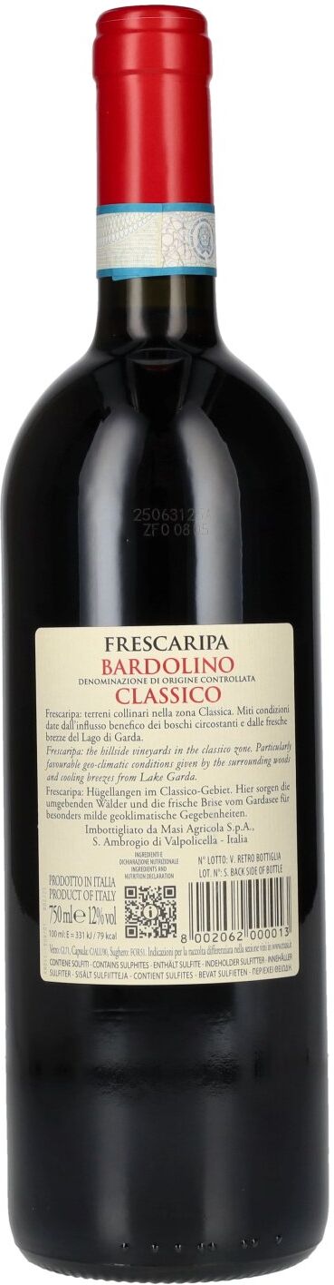 Masi Frescaripa Bardolino Classico DOC 2024 12% Vol. 0,75l