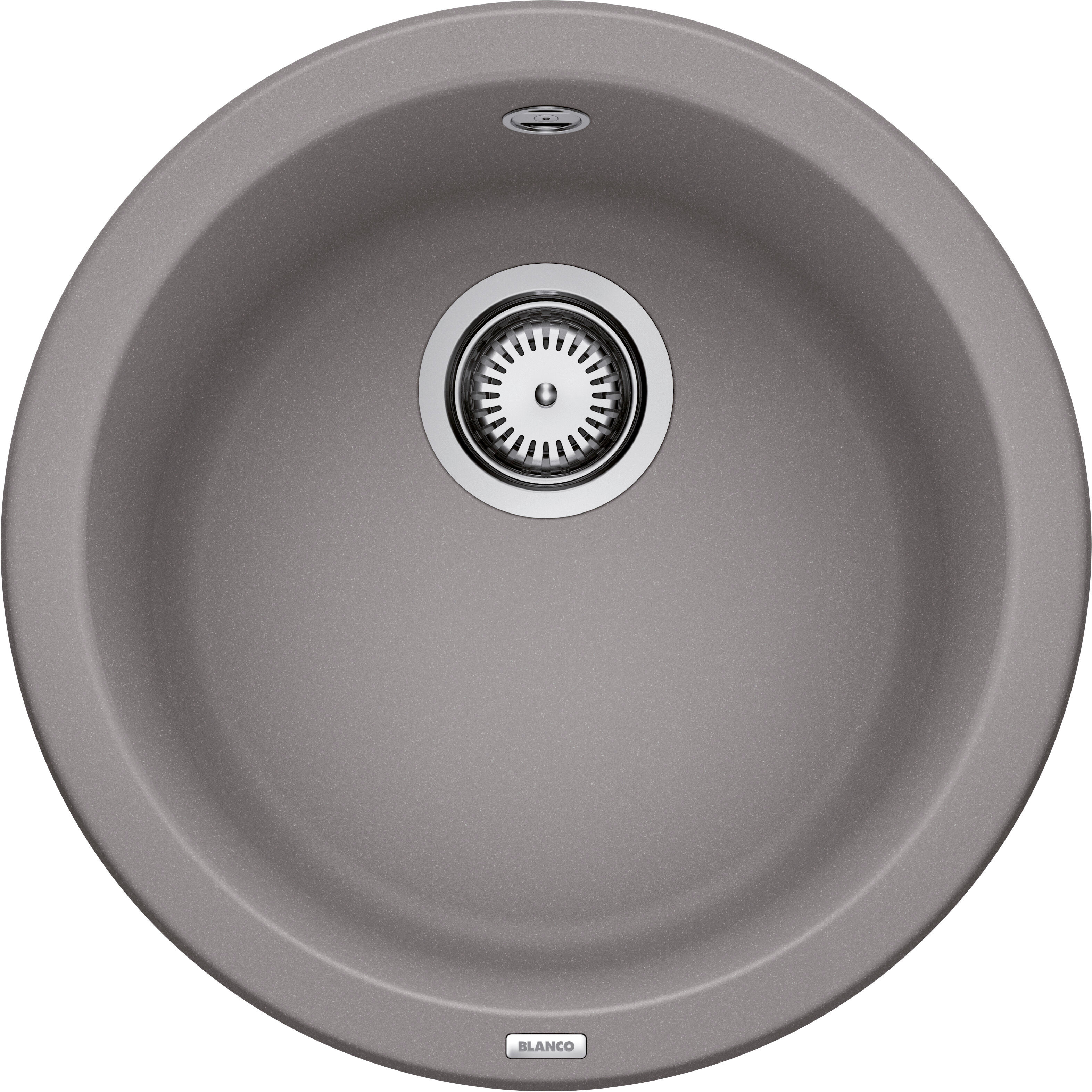 Blanco Rondo évier 511704 Ø 45cm, PuraDur alumetallic