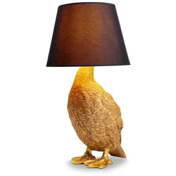 KARE DESIGN Tischleuchte Duck Polyresin Gold