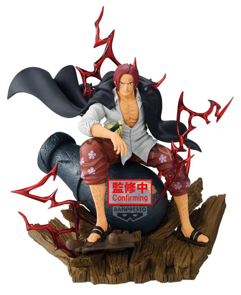 Banpresto One Piece Theorama Soul Shanks Figuur, 24 cm