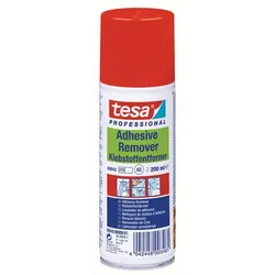 TESA Klebstoffentfernerspray, 200ml, zur einfachen Entfernung von Klebstoffrückständen