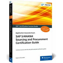 SAP S/4HANA Sourcing and Procurement Certification Guide, Fachbücher von Fabienne Bourdelle