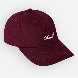 REELL Single Script Cap vintage burgundy cord Gr. Uni