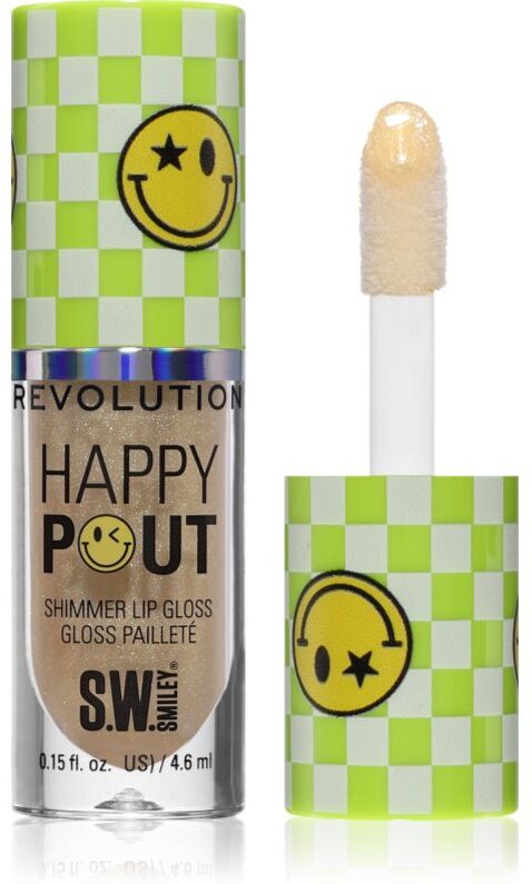 Revolution Happy Pout Shimmer Lip Gloss shimmering lip gloss shade SunBeam 4.6 ml
