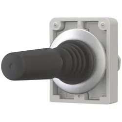 Eaton 199143 Joystick, Flat Front (Bohrloch 30,5 mm), mit 2 Schaltpunkten je Betätigungsrichtung, mit Metallachse, 4 Stellungen, Frontring Metall