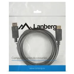 Lanberg CA-DPDP-10CC-0030-BK DisplayPort-Kabel 3 m Schwarz
