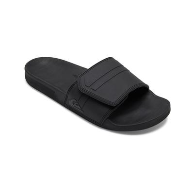 Sandale QUIKSILVER "Rivi Slide Adjust", Herren, Gr. 14, schwarz, Schuhe Sandale