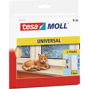Tesa Tesa Dichtungsband  moll 55604 Universal, selbstklebend, wasserdicht, weiß, 15mm x 6m