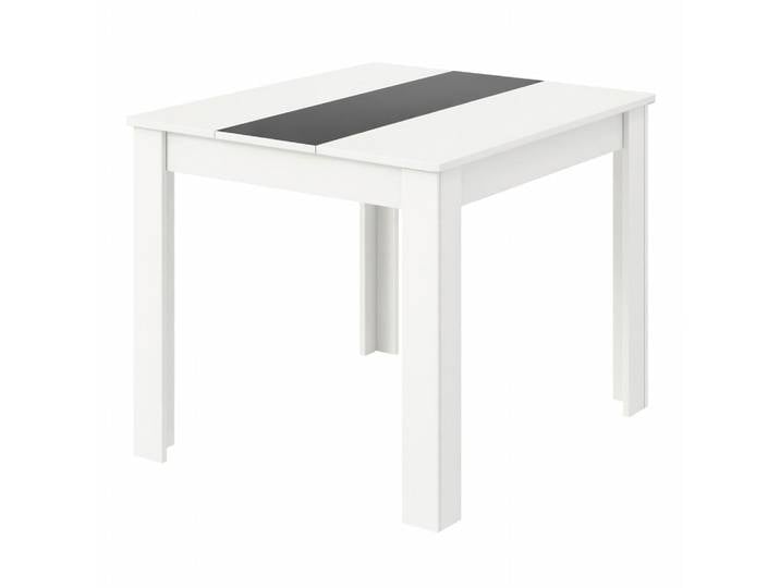 Mid.you Esstisch, Anthrazit, Weiß, Uni, quadratisch, eckig, 80x75x80 cm, Esszimmer, Tische, Esstische, Esstische quadratisch
