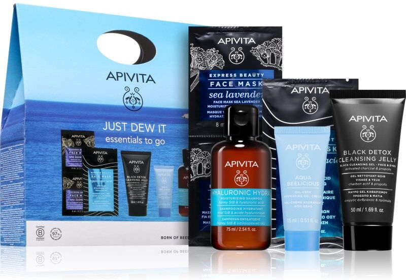 Apivita Just Dew It Set Kit de voyage pour une hydratation intense