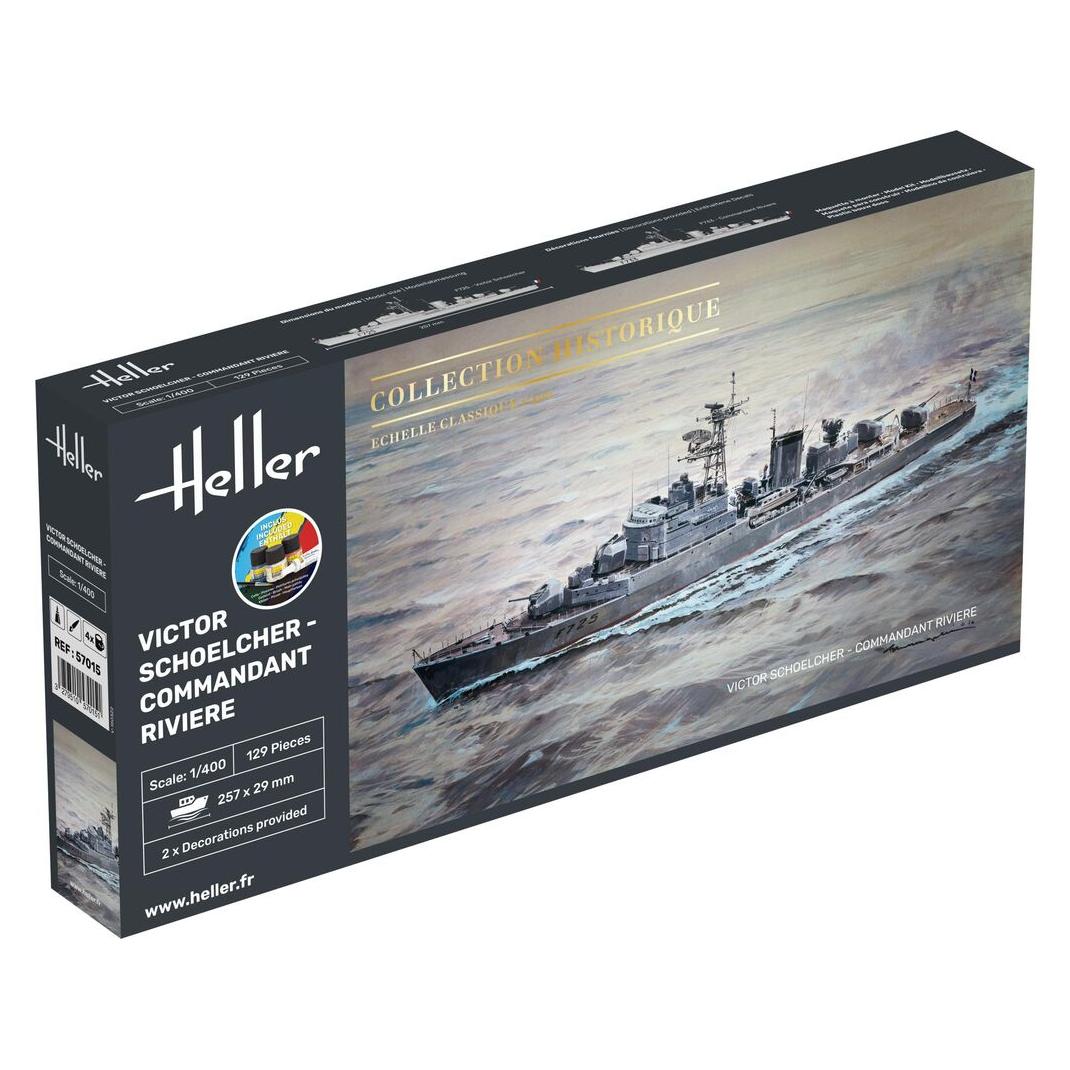 Heller Starter Kit Victor Schoelcher - Commandant Riviere (57015)