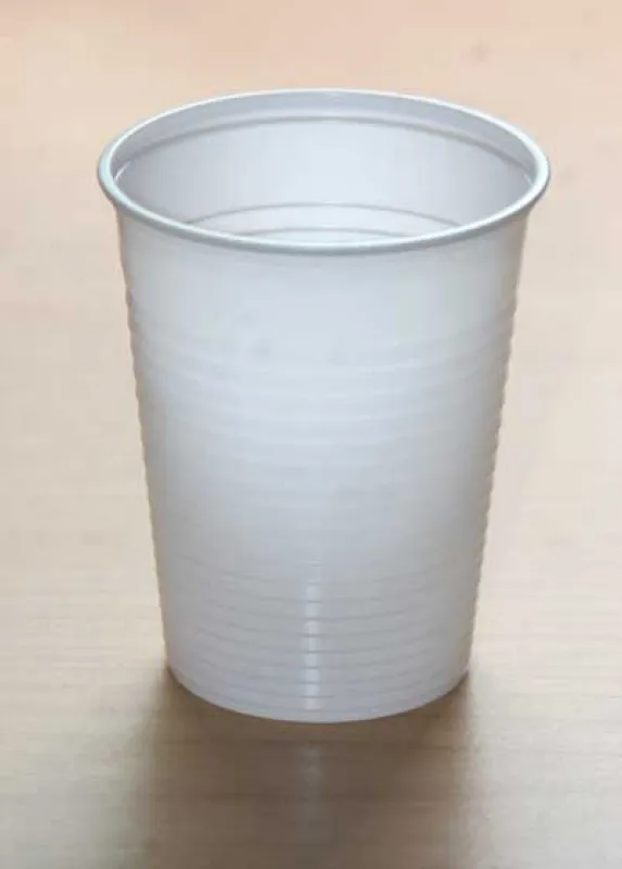 Servoprax GmbH Laborbecher / Mundspülbecher (100 Stück) weiß, 200 ml, aus Polystyrol, stapelbar SE0232