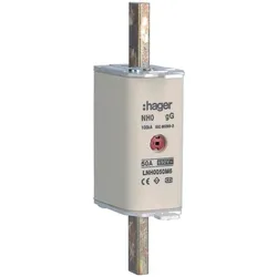 Hager LNH0050M6 NH-Sicherungseinsatz NH0 gG 690V 50A Kombimelder Grifflasche spannungsführend