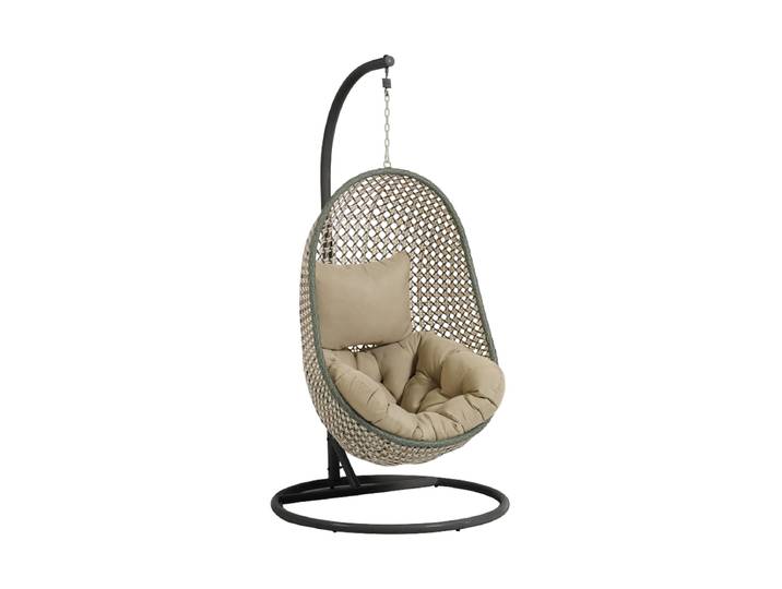 Hochwertiger In-/Outdoor Hängesessel „Cira“ inkl. Gestell Rattan Kave Home
