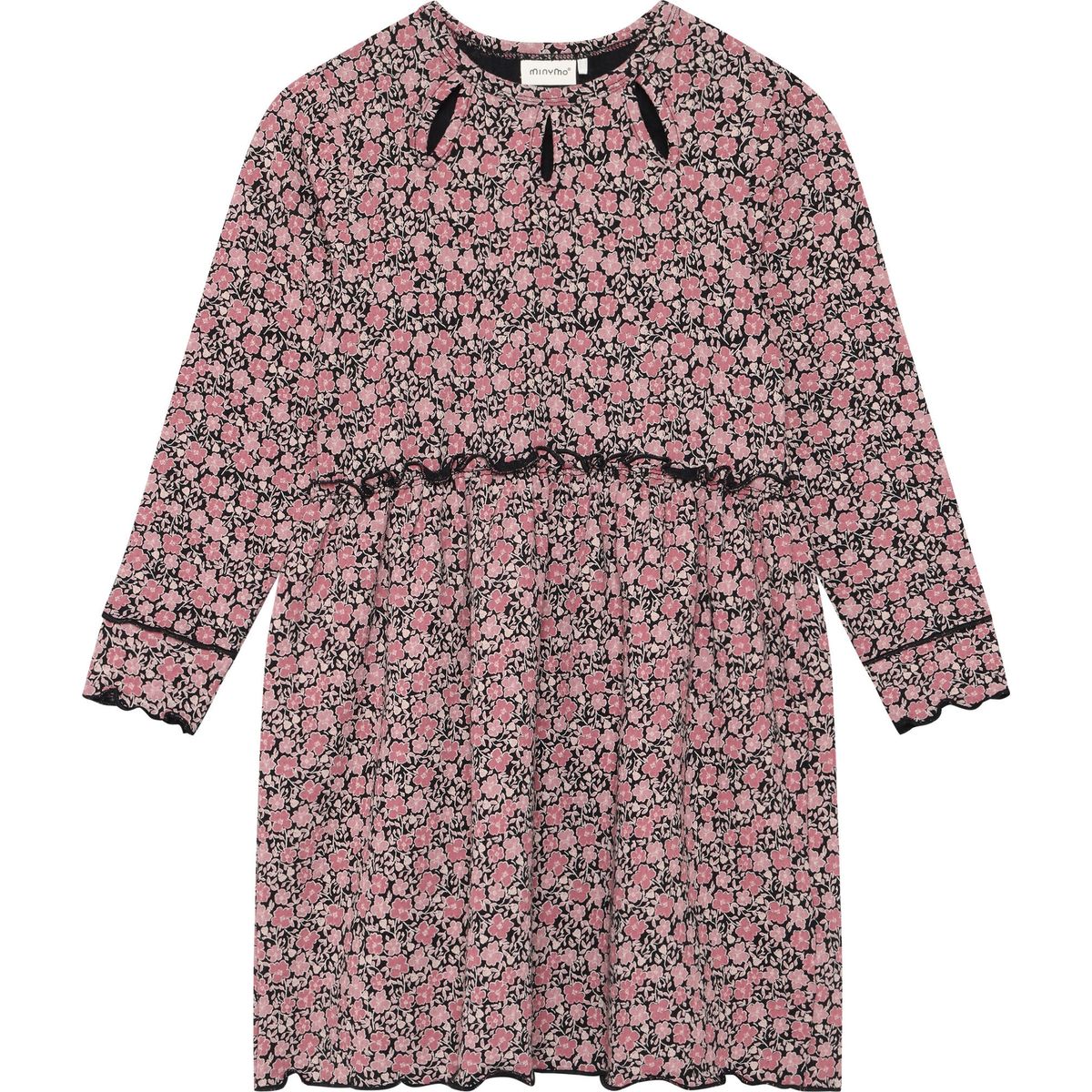 Minymo Dress LS AOP tap shoe (1061) 122 124546-1061-122