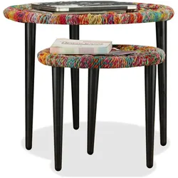 vidaXL, Couchtisch + Beistelltisch, Inconano