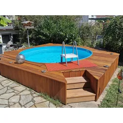 Bangkirai Terrassendielen, 25x145 mm, KD, grob/fein T7, *Standard*