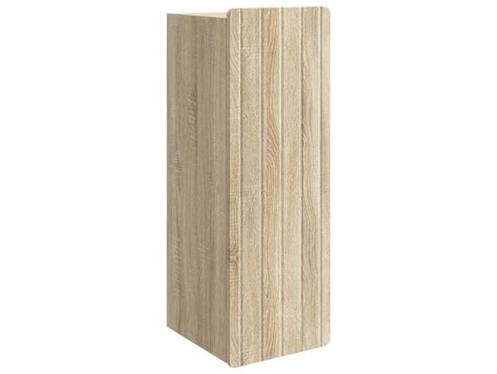 Wandschrank Vintage Dub Sonoma 33 x 34,5 x 94 cm Holz Technik Integrierte Regale, 90-Grad-Türen, glatte Oberfläche, Retro-Stil, einfache Pflege, Wandbefestigung erforderlich