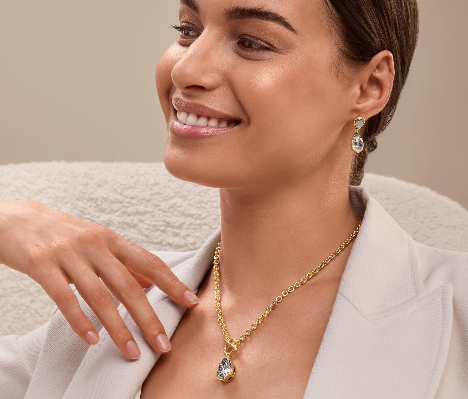 Tchibo - Kette »Glamour Toggle« - gold