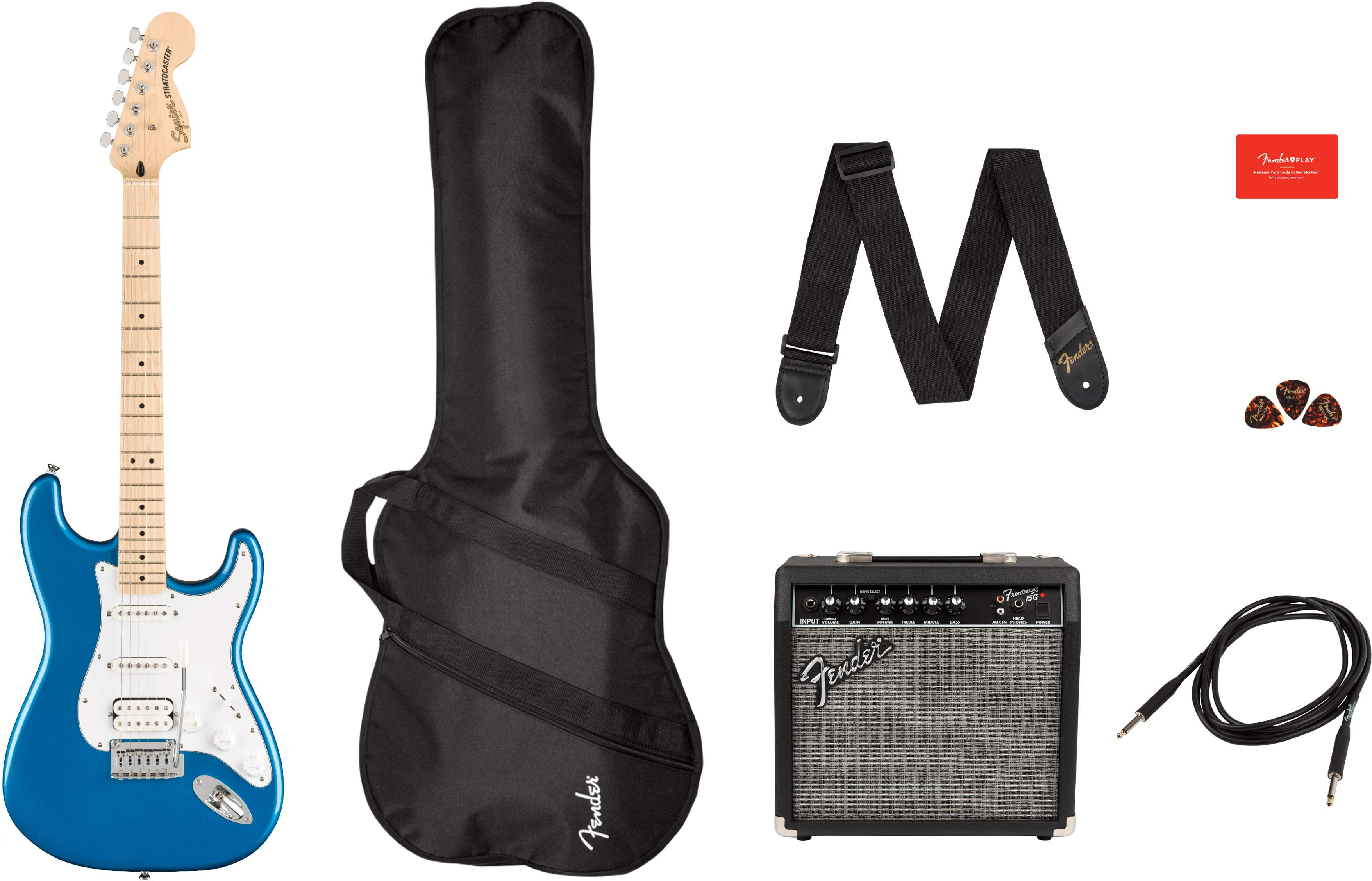 Fender SQ Aff. Stratocaster HSS MN PACK LPB