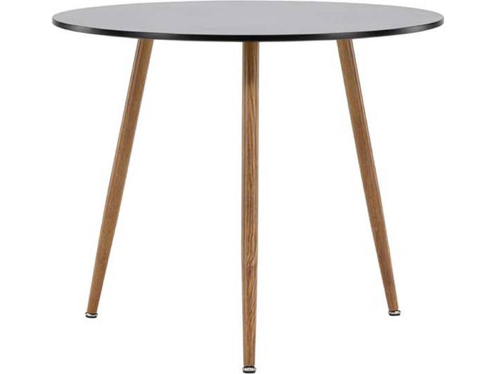 Polar eetkamertafel Ø90cm zwart.