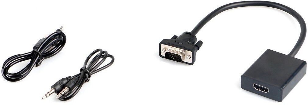 MicroConnect MONGGHDMI VGA + Audio to HDMI Converter (1080p, USB Powered)