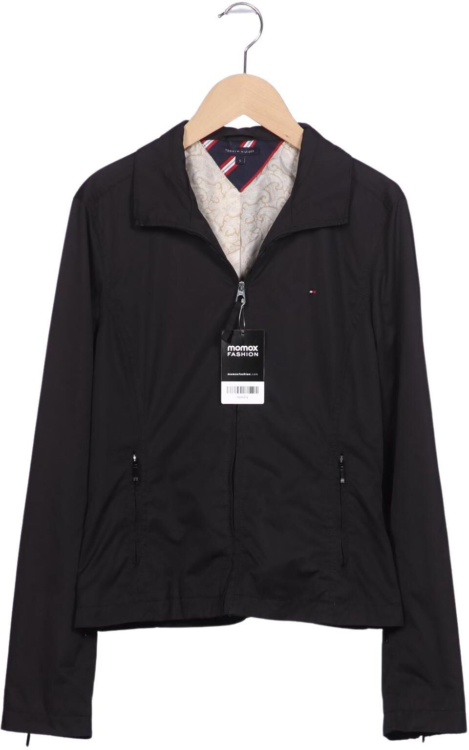 Tommy Hilfiger Damen Jacke, Schwarz, Gr. S, Synthetik - Second Hand